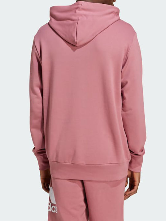 Essentials French Terry Sweatshirt mit Kapuze Deeppink
