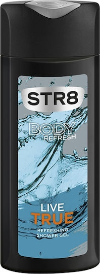 STR8 Body Refresh Live True Bubble Bath Gel for Men Moisturizing 400ml