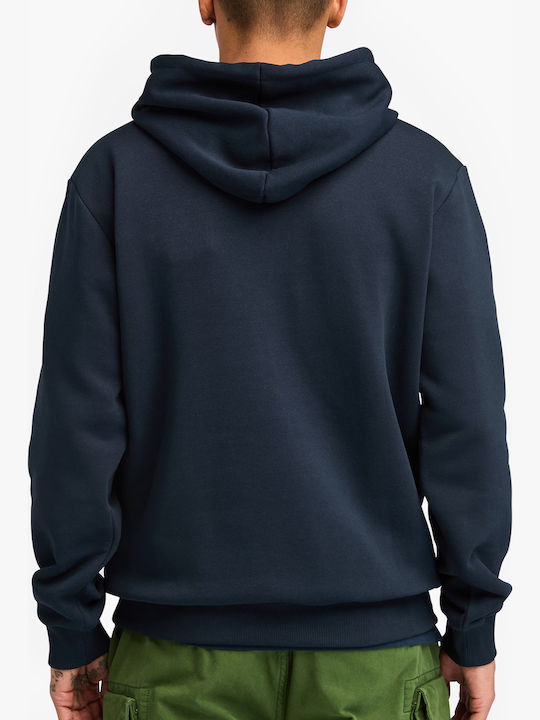 Sweatshirt with Hood Dark Blue