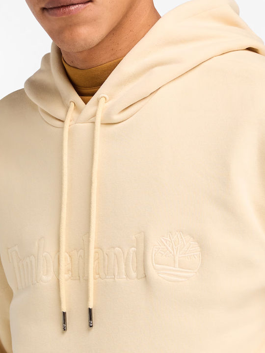 Sweatshirt with Hood Beige