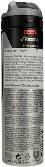 Rexona Men Motion Sense Active Protection+ Invisible 48h Anti-perspirant Αποσμητικό 48h σε Spray 150ml