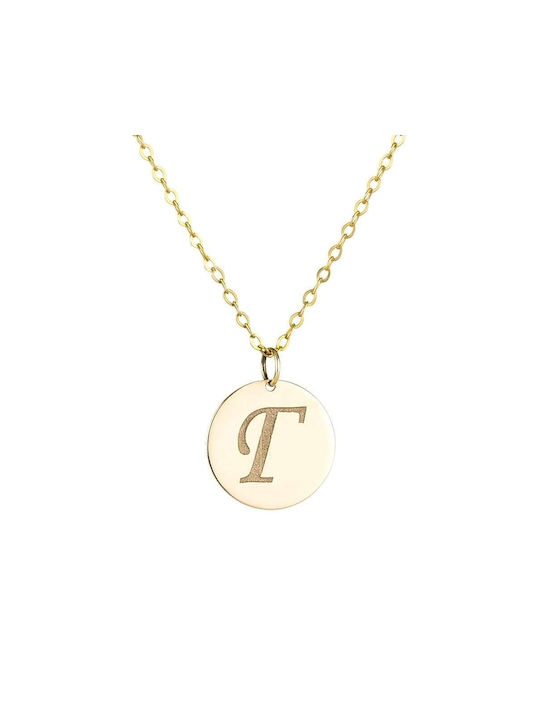 Goldsmith Necklace Monogram from Rose Gold 9 K