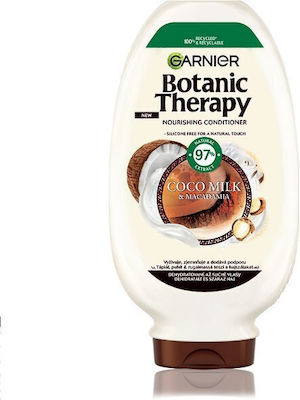 Garnier Botanic Therapy Condiotioner Coco Macadamia Conditioner Αναδόμησης/θρέψης για Όλους τους Τύπους Μαλλιών 200ml