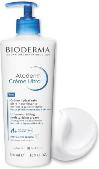 Bioderma Крем Ултра Ултра-Подхранващ Хидратиращ Крем за Тяло за Сухи/Много Сухи и Чувствителни Кожи 500ml