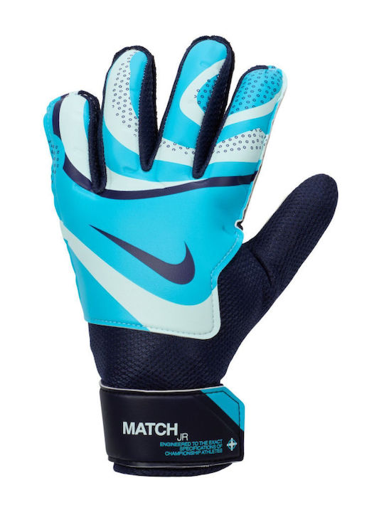 Nike Match Kids Goalkeeper Gloves Blue