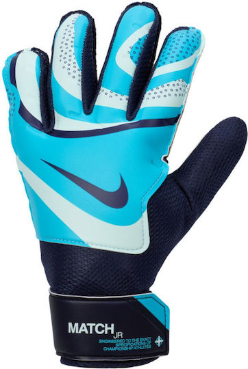 Nike Match Kids Goalkeeper Gloves Blue