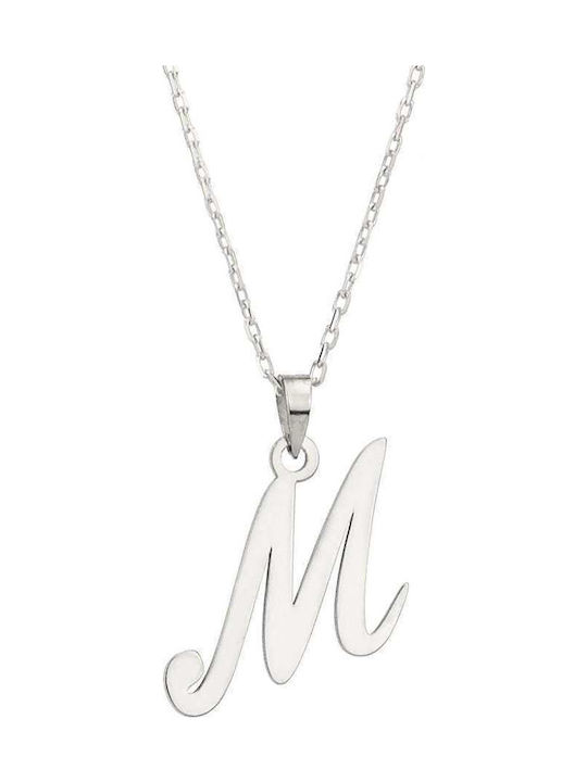 Goldsmith Колие Монограм "Π" от Сребърен