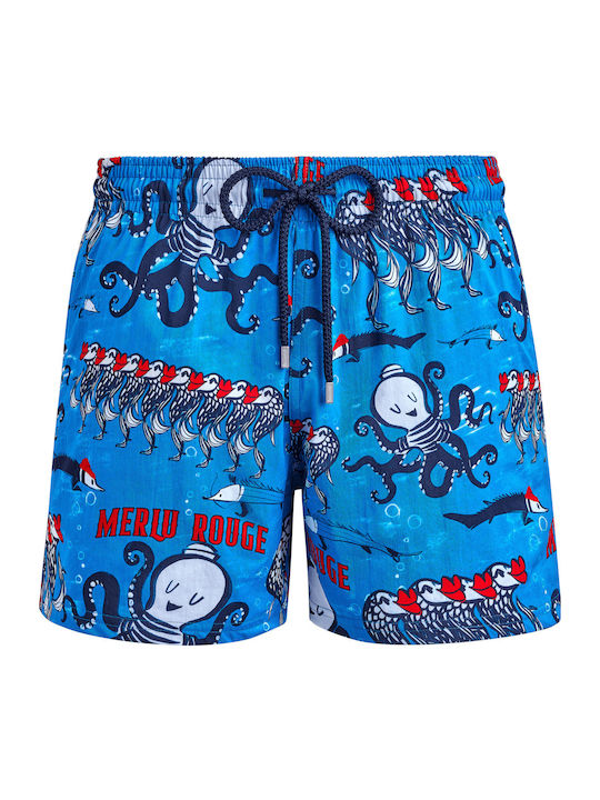 Men's Swimwear Shorts Lightblue with Patterns