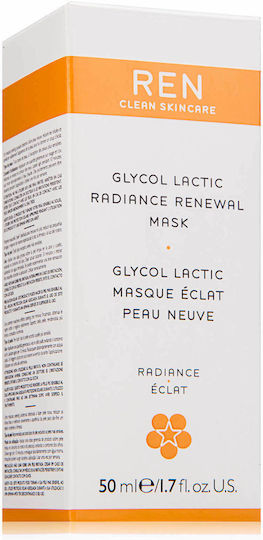 Ren Mască Pentru Față Glycol Lactic Radiance Renewal 50ml
