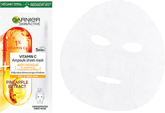 Garnier SkinActive Pineapple and 1% Vitamin C Sheet Mask 15gr