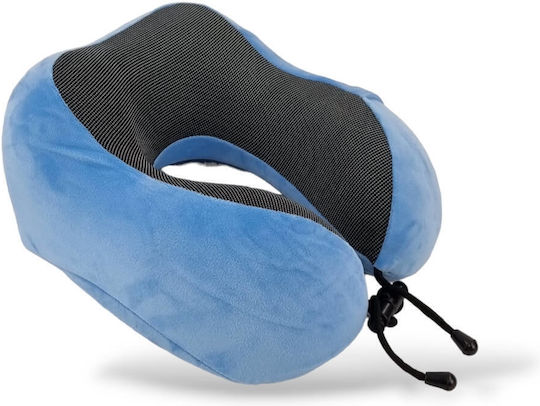 Mcan M-13 Μαξιλαράκι Ταξιδίου Memory Foam Γαλάζιο