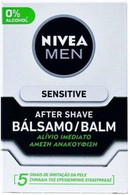 Nivea 0% Alcohol After Shave Balm for Sensitive Skin Alcohol Free with Aloe 100ml