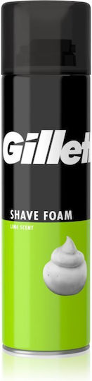 Gillette Lemon Lime Αφρός Ξυρίσματος 200ml