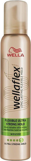 Wella Flexible Ultra Αφρός Μαλλιών Όγκος 200ml