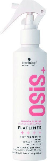 Schwarzkopf OSiS+ 3 Flatliner Anti-Frizz Heat Protection Spray 200ml