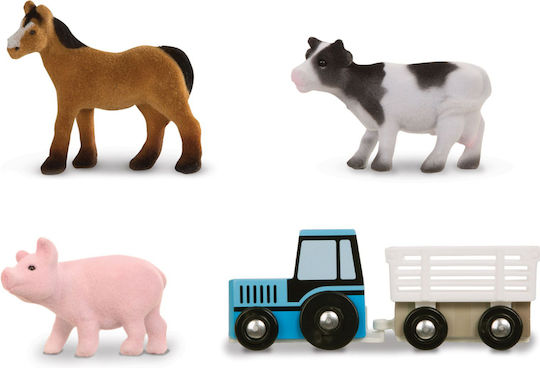 Melissa & Doug Playmat And Farm Barn Figurines Activity Mat Multicolor