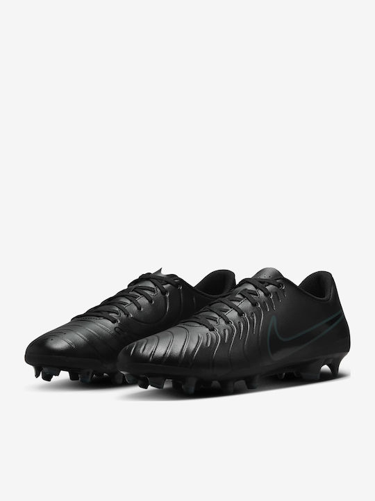 Nike Tiempo Legend 10 Club Ποδοσφαιρικά Παπούτσια με Τάπες FG/MG Black / Hyper Royal / Chrome