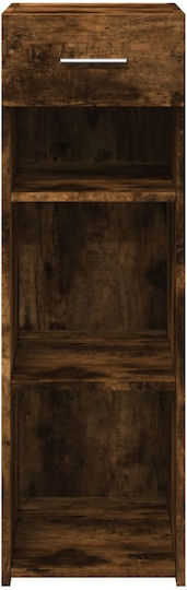 vidaXL Bookcase Smoky Oak 30x42.5x93 cm