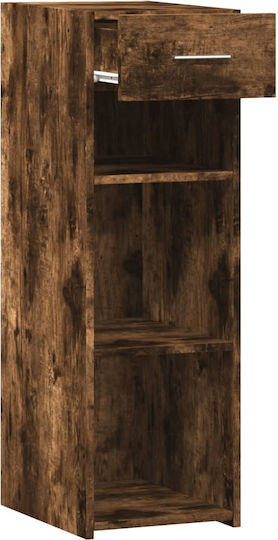 vidaXL Bookcase Smoky Oak 30x42.5x93 cm