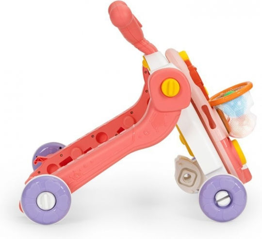 Huanger 4 Σε 1 Lauflernhilfe Table Scooter Fahrrad Ride On Rosa