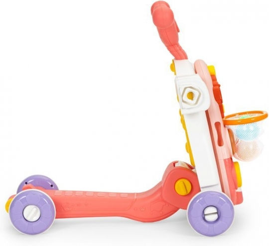 Huanger 4 Σε 1 Lauflernhilfe Table Scooter Fahrrad Ride On Rosa