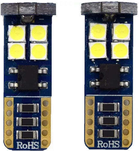 Lămpi Autoturismului T10 Canbus LED 6500K Alb rece 5W 2buc