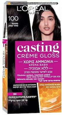 L'Oreal Paris Casting Creme Gloss Set Hair Dye no Ammonia 100 Licorise 48ml