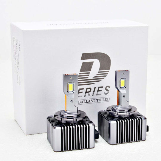 Lămpi Autoturismului D1S Canbus LED 6500K Alb rece 12-24V 35W 2buc