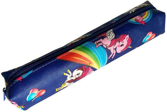 Diakakis Pencil Case Barrel Multicolored Various Designs Freedom