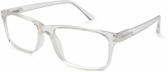 Lektor Men's Reading Glasses +3.50 in Transparent color