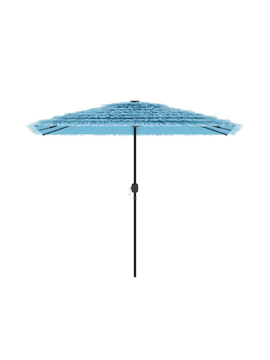 Umbrella Floor Metal Blue with Base 2.5x2.5m