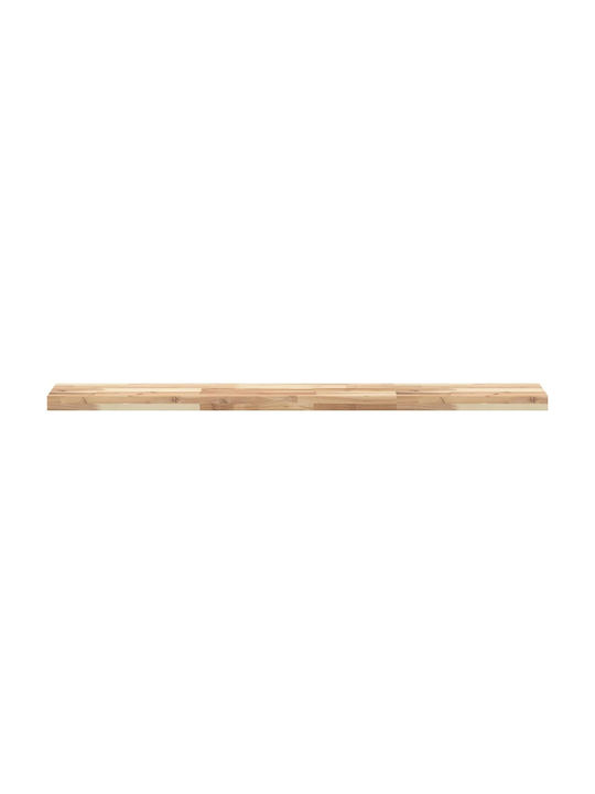 vidaXL Rechteckig Bücherregal aus Massivholz Acacia 120x20x4cm 3279431 1Stück