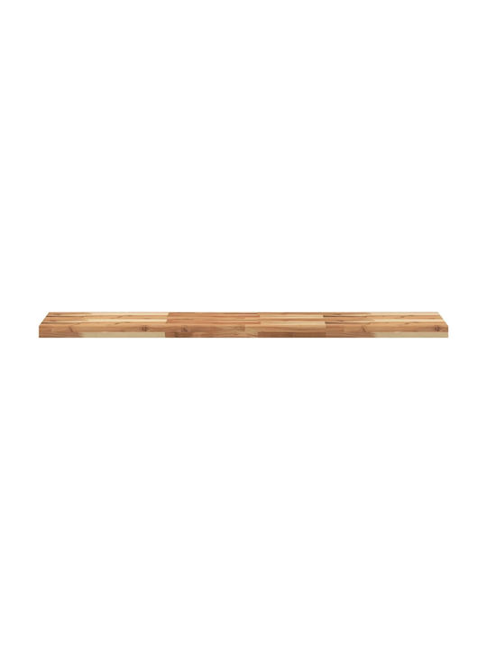 vidaXL Rectangular Bookcase Shelf made of Solid Wood Olive 140x30x4cm 3279623 1pcs