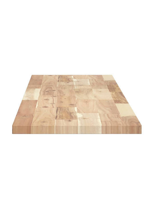 vidaXL Rectangular Bookcase Shelf made of Solid Wood Acacia 140x30x2cm 3279383 1pcs