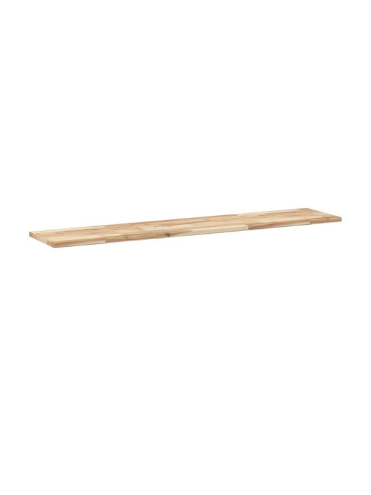 vidaXL Rectangular Bookcase Shelf made of Solid Wood Acacia 140x30x2cm 3279383 1pcs