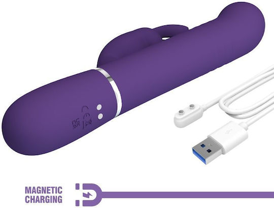 Pretty Love Coale Rabbit Vibrator 4 In 1 Purple