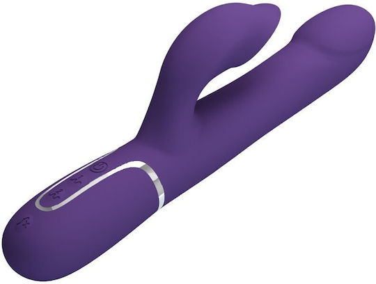 Pretty Love Zalin Rabbit Vibrator Pearls 4 In 1 Purple
