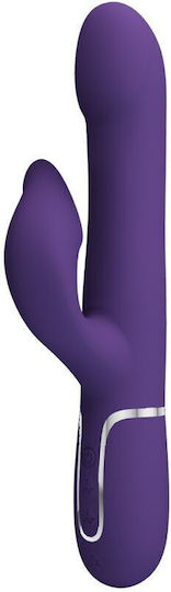 Pretty Love Zalin Rabbit Vibrator Pearls 4 In 1 Purple