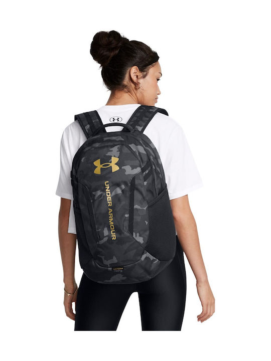 Under Armour Hustle 6.0 Waterproof 29lt Black / Metallic Gold