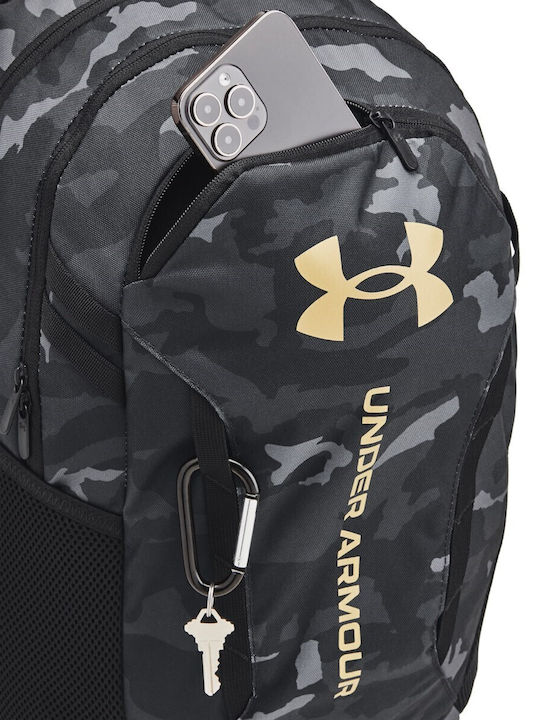 Under Armour Hustle 6.0 Waterproof 29lt Black / Metallic Gold