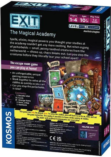 Board Game Exit The Game – The Magical Academy for 1-4 Players 10+ Years Old (EN) Kosmos