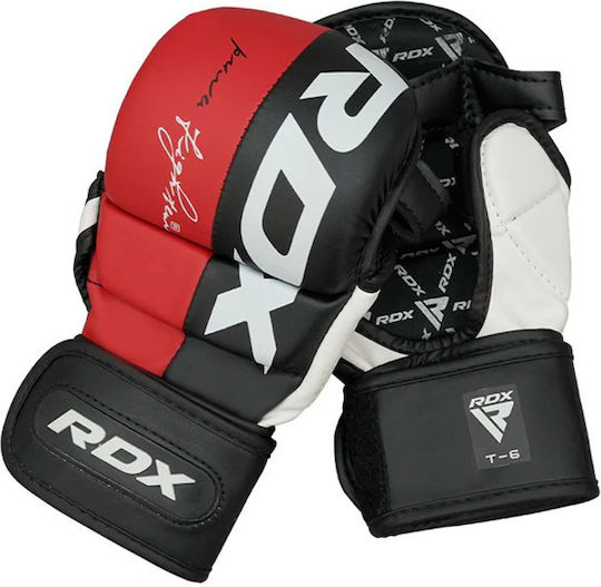 RDX RDX REX T6 RD MMA-Handschuhe Leder Rote