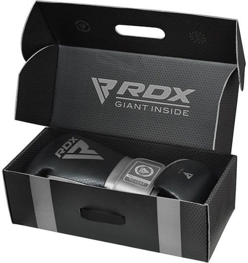 RDX L2 Mark Pro Γάντια Πυγμαχίας Δερμάτινα για Αγώνα Ασημί
