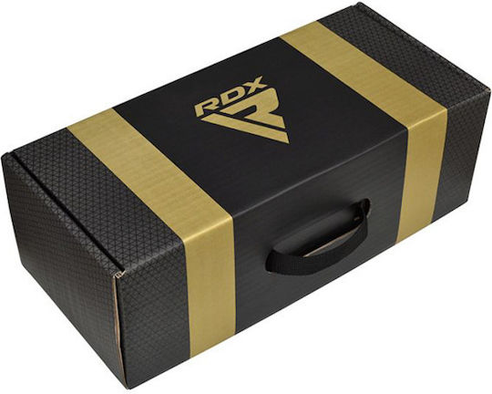 RDX Mark Pro Boxing Gloves made of Synthetic Leather for Match Gold