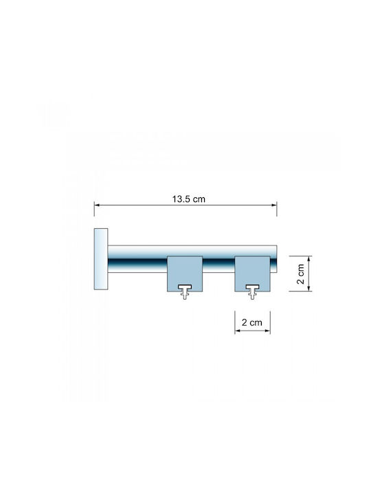 Anartisi Madison Two-Way Metallic Curtain Track 400cm 513645-06