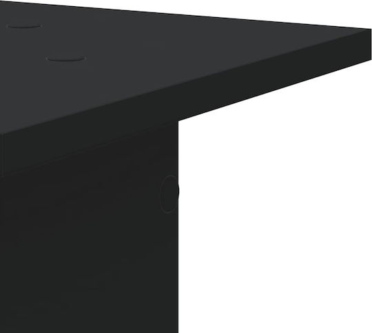 vidaXL Speaker Stands in Black Color