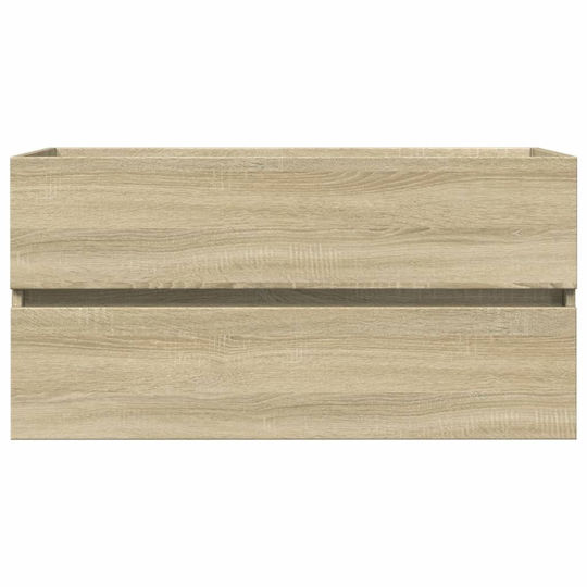 vidaXL Πάγκος με Νιπτήρα Μ90xΒ45xΥ38.5cm Καφέ