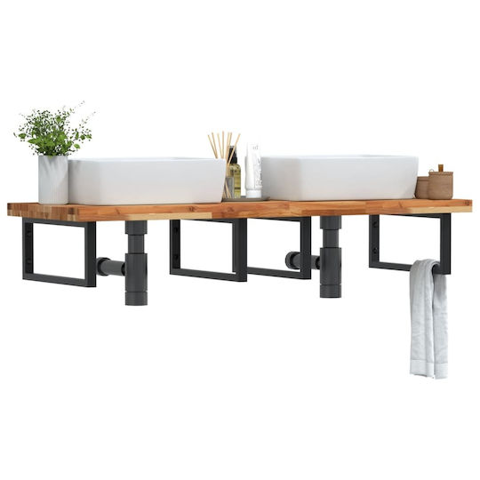 vidaXL Bank ohne Waschbecken Steel