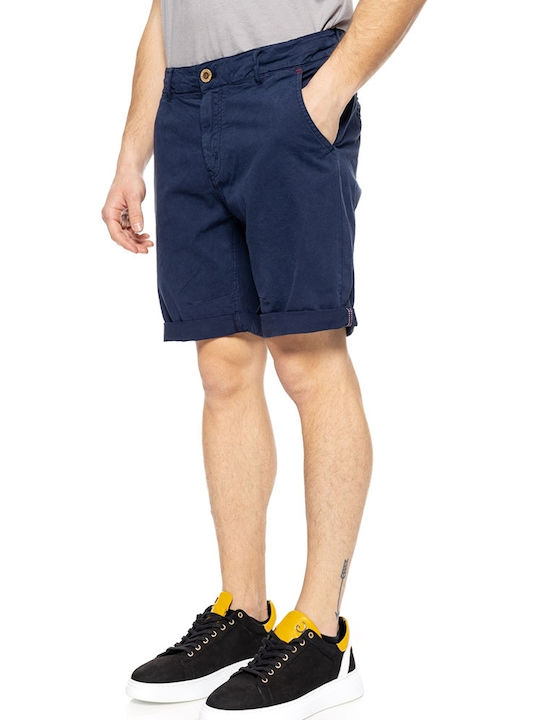 Biston Men's Shorts Chino Blue