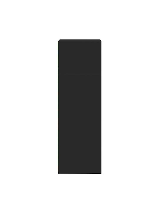 Black Bookcase 40x41x124 cm
